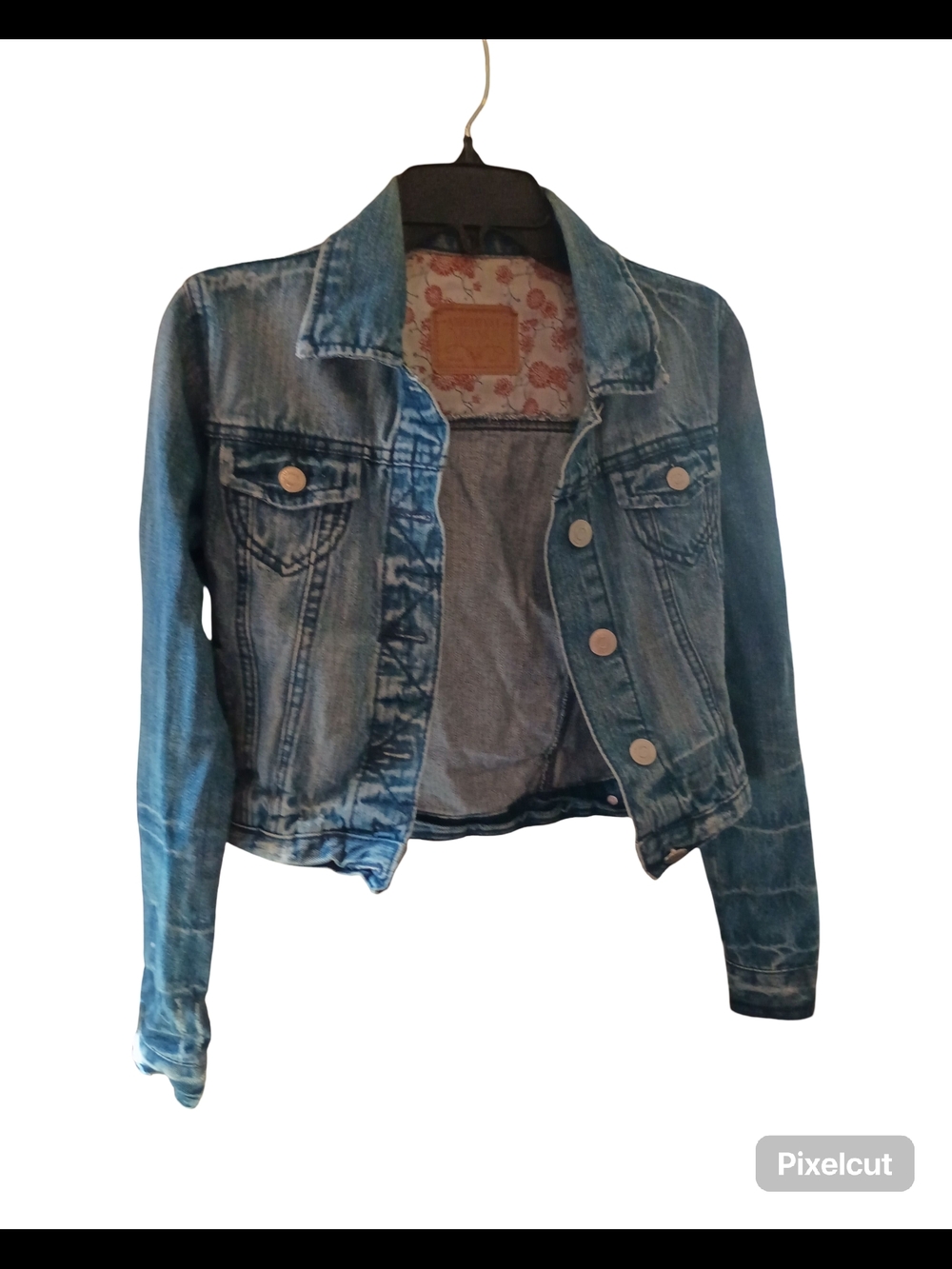 Amethyst Jeans Light Blue Denim Jean Jacket - Picture 5 of 15